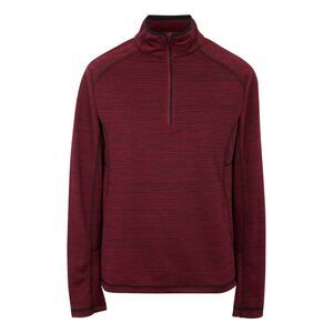 Regatta Mens Yonder II Half Zip Fleece Top / Dark Maroon